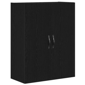 vidaXL Meuble mural Chêne noir 69 5 x 34 x 180 cm Bois d'ingénierie