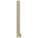 vidaXL Armoire à CD Chêne sonoma 102x16x177 5 cm Bois d'ingénierie