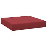 vidaXL Coussins de palette lot de 2 rouge bordeaux tissu oxford
