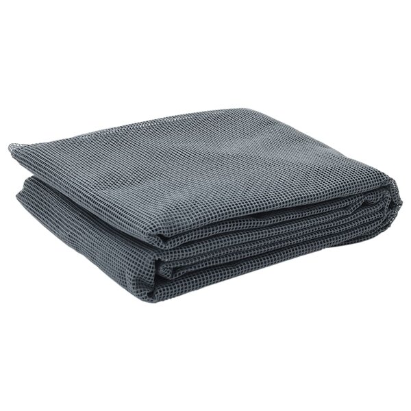 vidaXL Tapis de sol de camping gris clair 5 5x2 5 m