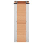vidaXL Jardinière surélevée Marron 50 x 30 x 72 cm