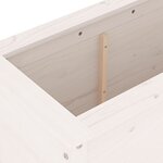 vidaXL Jardinière blanc 82 5x40x78 cm bois massif de pin