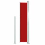 vidaXL Auvent latéral rétractable de patio 160x300 cm Rouge