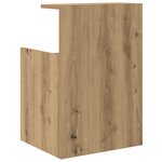 vidaXL Tables de nuit - 2 Pièces en chêne  40 x 35 x 60 cm  faites en bois d'ingénierie