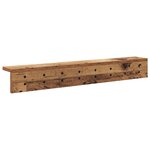 vidaXL Porte-manteau mural Bois ancien 80 x 10.5 x 10.5 cm