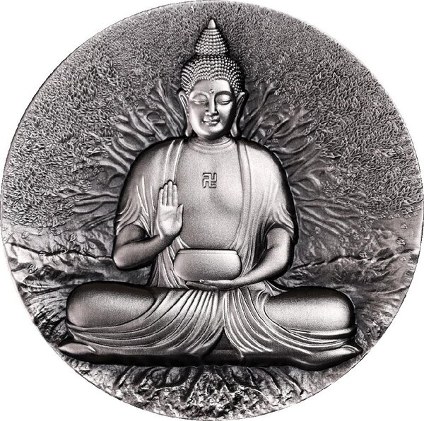 Pièce de monnaie en Argent 2000 Francs g 62.2 (2 oz) Millésime 2025 Creator of Buddhism BUDDHA