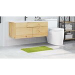vidaXL Tapis de bain Vert 50 x 80 cm Polypropylène