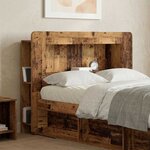 vidaXL Cabinet de Tête de Lit Bois ancien Bois d’ingénierie