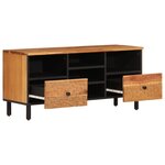 vidaXL Meuble TV 100x33x46 cm bois d'acacia solide