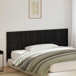 Cabeça de cama vidaXL Chêne noir 200x1 5x80 cm Bois d'ingénierie