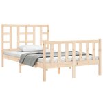 vidaXL Cadre de lit sans matelas 120x200 cm bois de pin massif