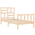 vidaXL Cadre de lit sans matelas 90x200 cm bois de pin massif