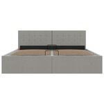 vidaXL Cadre de lit à rangement hydraulique sans matelas 160x200 cm