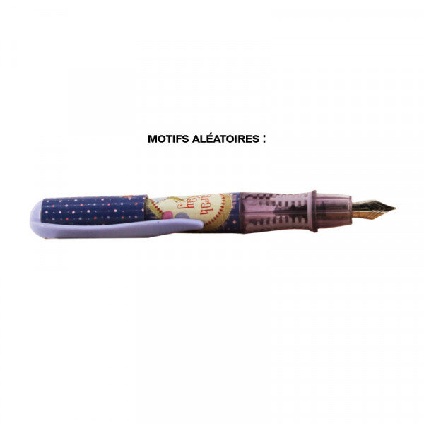Stylo plume - encre bleue effaçable - sarah kay - plumink