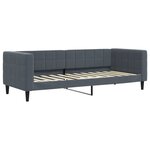 vidaXL Lit de repos gris foncé 80x200 cm velours