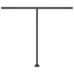 vidaXL Auvent automatique sur pied 350x250 cm Orange/marron