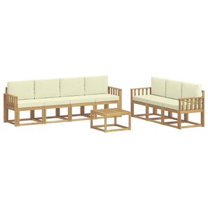 vidaXL Ensemble de canapés d'extérieur 7 pc