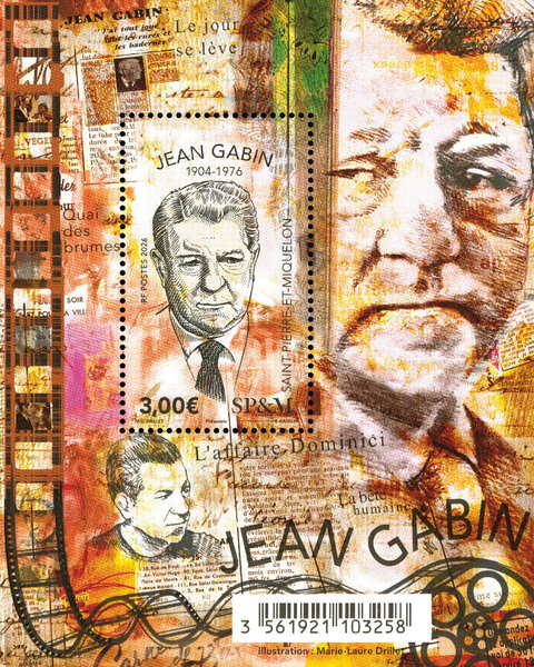 Bloc Saint Pierre et Miquelon - Jean Gabin