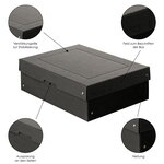 Purebox Black A4 100mm - Noir - Falken