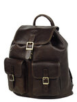Sac à dos katana tendance en cuir- KATANA -L32.0 x H37.0 x P13.0 cm- 32543 - Chocolat