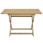 vidaXL Ensemble à manger de jardin 7 Pièces Bois d'acacia solide