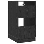 vidaXL Armoire à Laver Chêne noir 50 x 68 x 102 cm Bois d'ingénierie