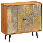 vidaXL Buffet 80x30x75 cm Bois d'acacia massif
