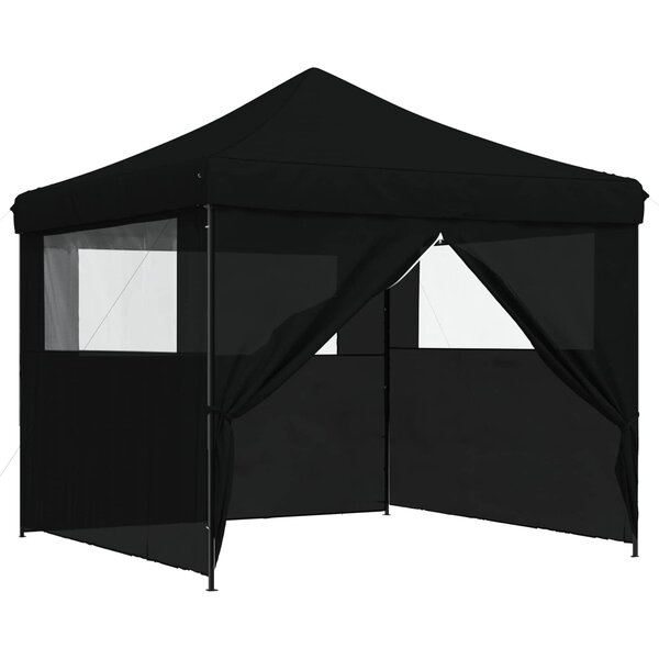 vidaXL Tente de fête 292 x 292 x 315 cm Noir Tissu Oxford