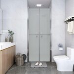 vidaXL Porte de douche ESG dépoli 86x190 cm