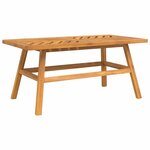 vidaXL Ensemble de salon de jardin 2 Pièces Marron Bois d'acacia massif