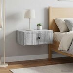 vidaXL Cabinet de chevet 2 Pièces Sonoma gris 49 x 34 5 x 20 cm