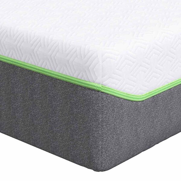 vidaXL Matelas Blanc et Gris 140 x 190 cm Ressort ensaché