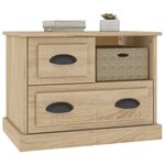 vidaXL Table de chevet chêne sonoma 60x39x45 cm