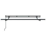 vidaXL Cadre de auvent Anthracite 2.5 x 2 m Métal