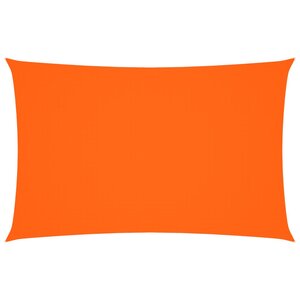 vidaXL Voile de parasol tissu oxford rectangulaire 2 5x5 m orange