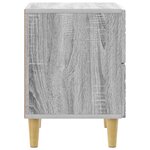 vidaXL Table de chevet Sonoma gris 43 x 34 5 x 48 cm Bois d'ingénierie