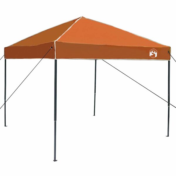 vidaXL Tente à abri 243 x 243 x 251 cm Orange Tissu