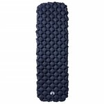 vidaXL Matelas de camping gonflable 1 personne gris 190x58x6 cm
