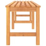 vidaXL Banc de jardin 180 cm bois de teck solide