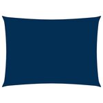 vidaXL Voile de parasol Tissu Oxford rectangulaire 3 5x5 m Bleu