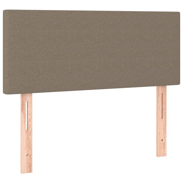 vidaXL Tête de lit Taupe 100x5x78/88 cm Tissu
