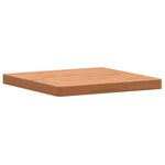 vidaXL Dessus de table 50x50x4 cm carré bois massif de hêtre
