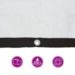vidaXL Couverture pour plantes Transparent 6 x 10 m PE
