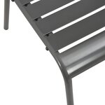 vidaXL Ensemble de chaises de jardin empilables 7 Pièces anthracite