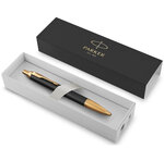 PARKER IM Premium Stylo bille  noir  recharge bleue pointe moyenne  Coffret cadeau