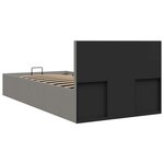 vidaXL Cadre de lit à rangement hydraulique sans matelas 90x200 cm