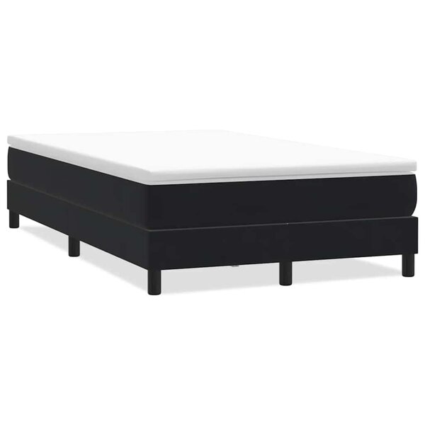 vidaXL Sommier à lattes de lit sans matelas noir 120x210 cm velours