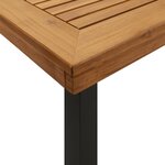 vidaXL Table de jardin 150x90x75 cm Bois d'acacia solide