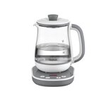 Tefal bj551b10 tastea machine a thé en verre 1 5 l  8 réglages  panier a thé amovible acier inoxydable  maintien au chaud  base 360°