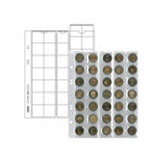 Feuilles numismatiques Multi-Collect pour 35 pièces de 2 euros. Intercalaires - Rouge